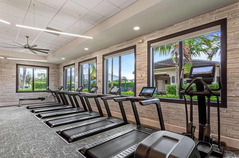 The fitness center