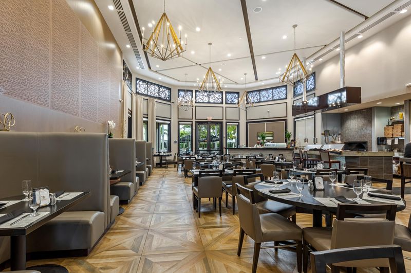 The clubhouse restaurant